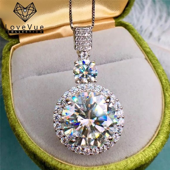 Certified 11ct. t.w. Diamond Brilliant Cut Necklace - Picture 4 of 16